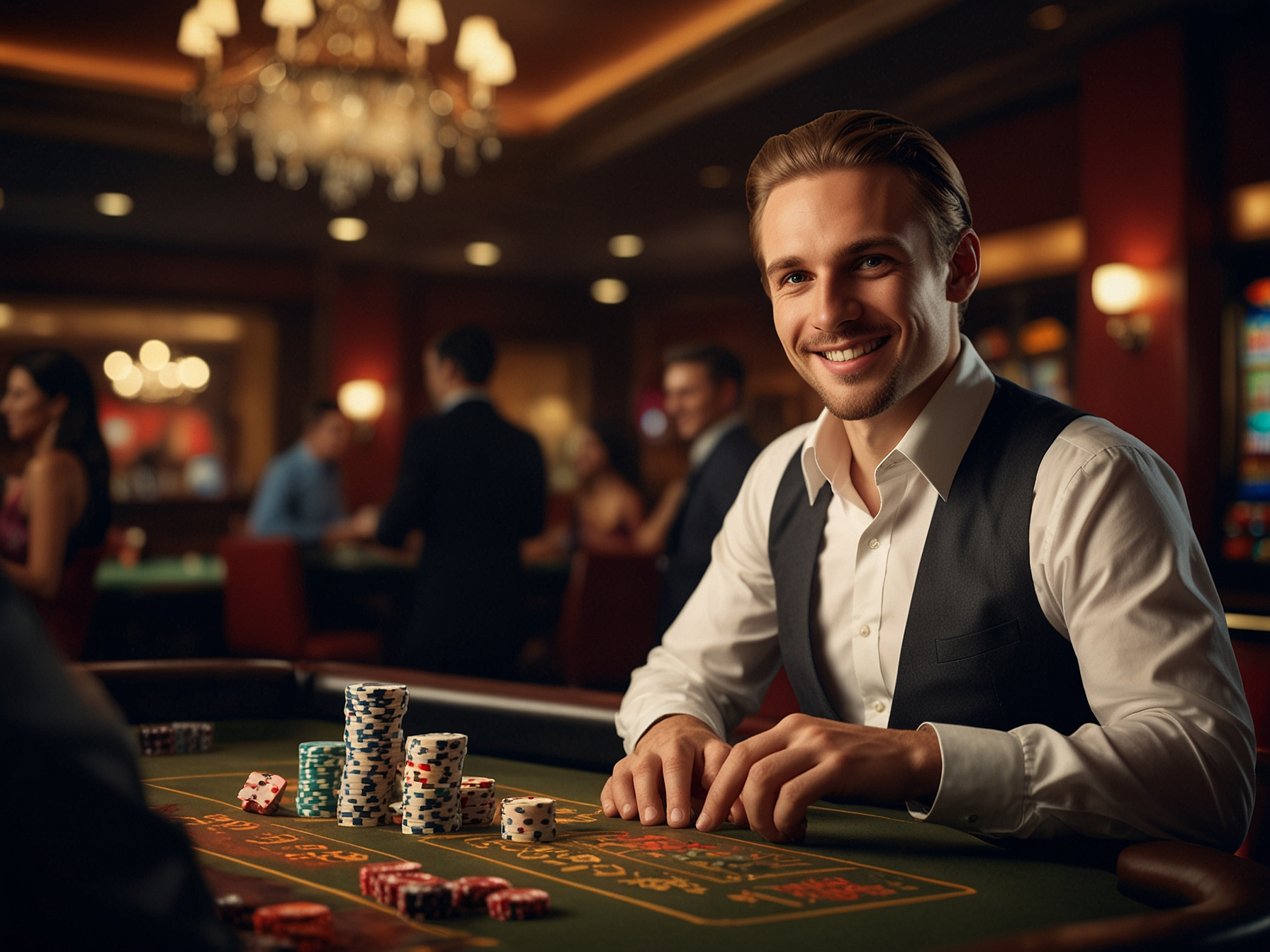 Dynamiczna scena kasyna Fireball